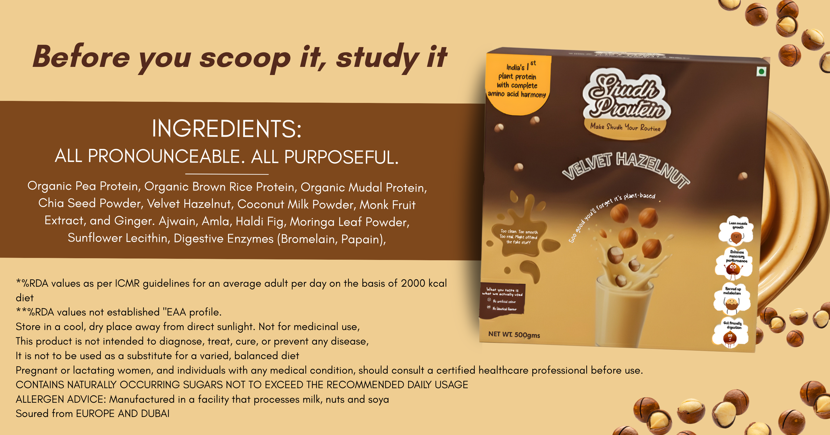 Velvet Hazelnut Shudh Proutein