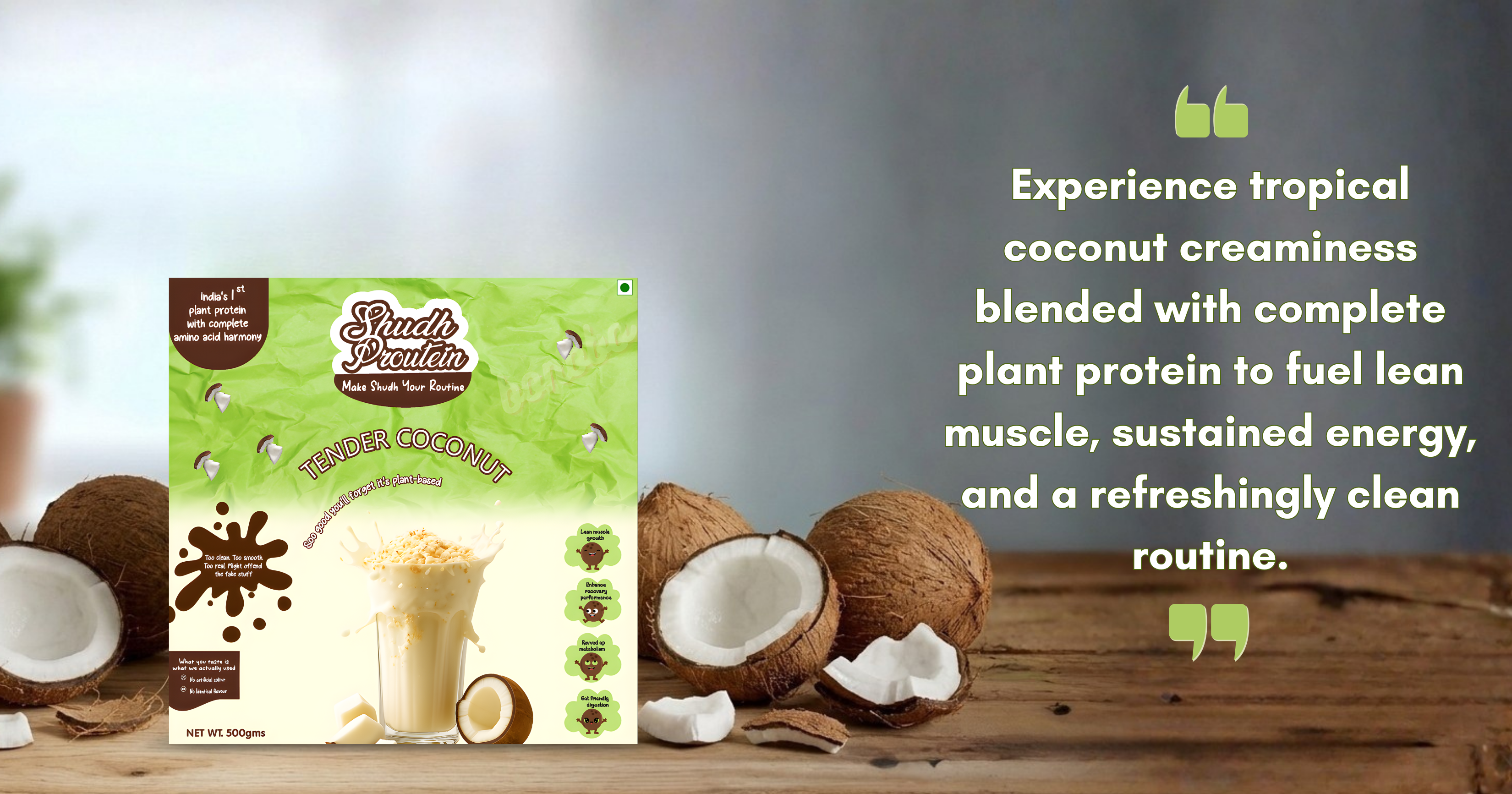 Tender Coconut  Shudh Proutein